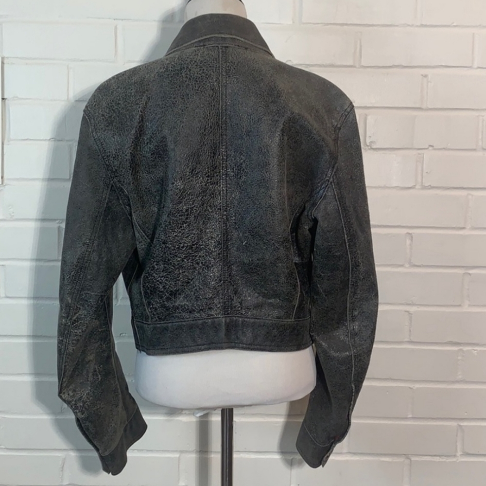 Diesel Leather Jacket - Picture 6 of 9